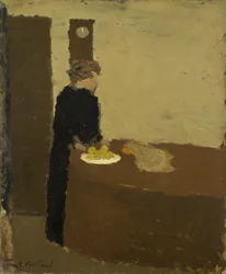 Frau in Schwarz, ca. 1891
